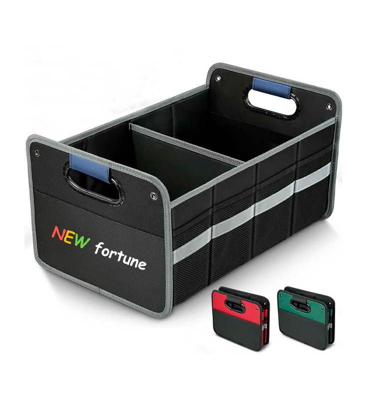 যেকোন গাড়ির জন্য K-02 ফোল্ডেবল মাল্টি-কম্পার্টমেন্ট ট্রাঙ্ক স্টোরেজ ব্যাগ