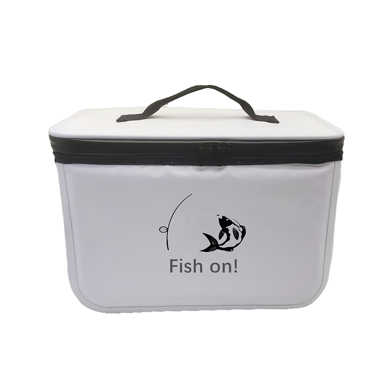 FI-09 ছোট পোর্টেবল হ্যান্ড ক্রসবডি ডুয়াল ইউজ ওয়াটারপ্রুফ ফিশিং কিল ব্যাগ, দাগ প্রতিরোধী এবং পরিধান প্রতিরোধী